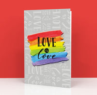 Biglietto Auguri CLASSIC - LOVE IS LOVE