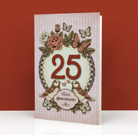 Biglietto Auguri CLASSIC - ANNIVERSARIO VINTAGE (25)