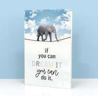 Biglietto Auguri CLASSIC - DREAM ELEPHANT