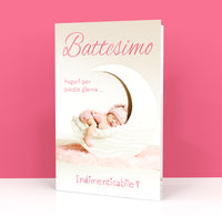 Biglietto Auguri CLASSIC - LUNA Rosa
