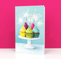 Biglietto Auguri CLASSIC - CUPCAKES
