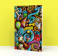 Biglietto Auguri CLASSIC - DOODLES