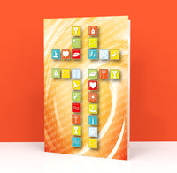 STICKERS CROSS Orange