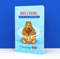 Biglietto Auguri CLASSIC - PAPÀ BEAR