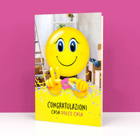 Biglietto Auguri CLASSIC - EMAGIC CASA DOLCE CASA Girl